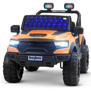Baybee Run 2X2 Kids Battery Operated Jeep for Kids - Orange