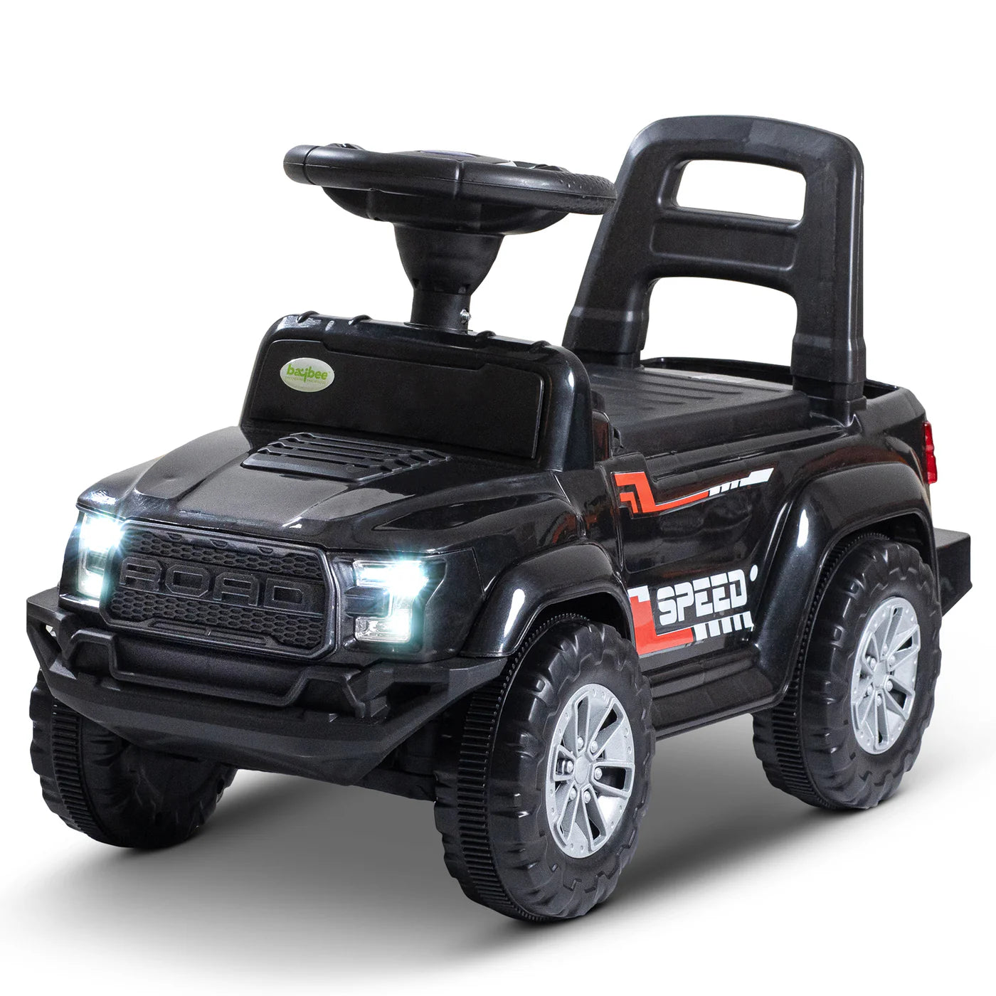 Baybee Push Ride on Baby Jeep for Kids Toys with LED Light & Storage Bin - 1 to 4 years