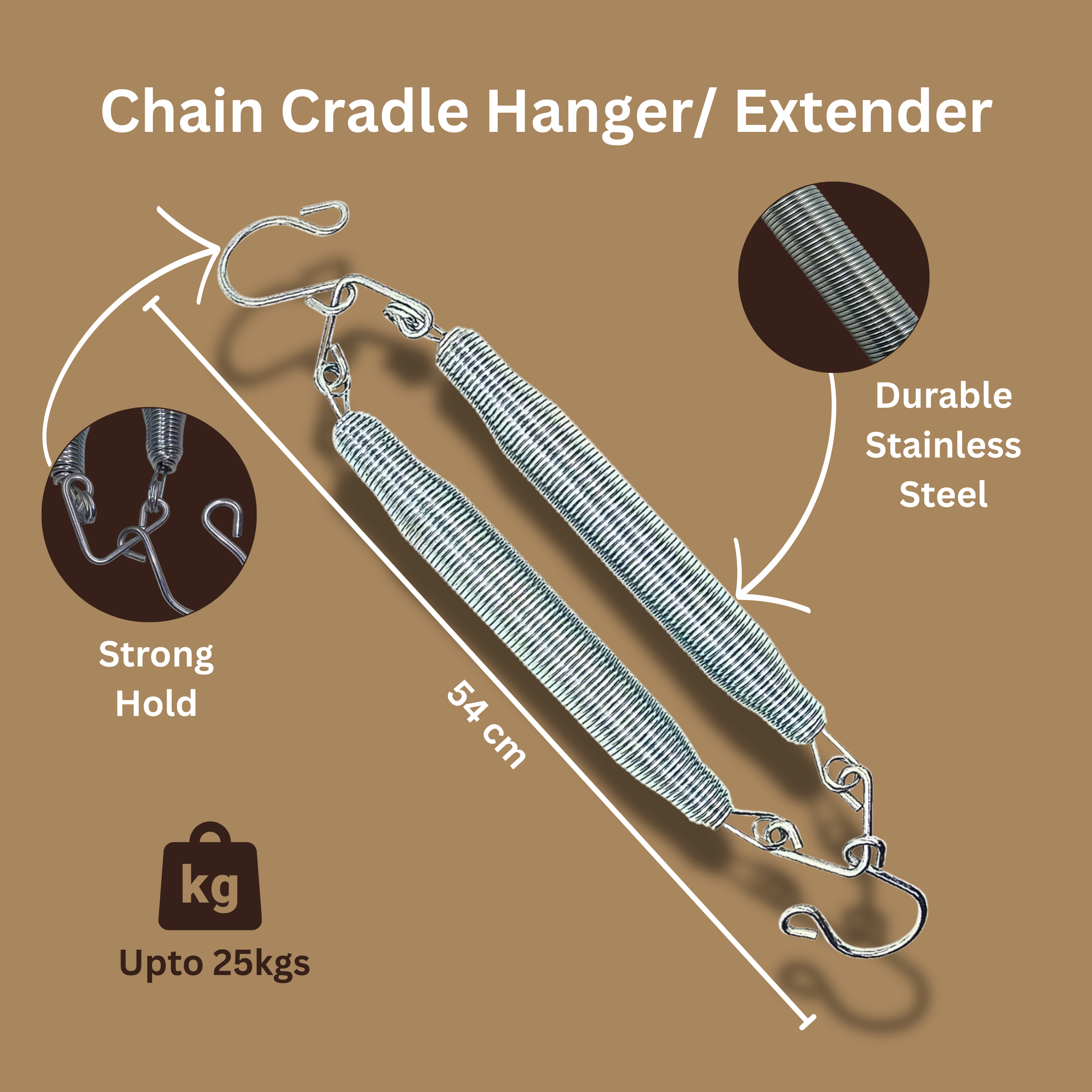 Spring Cradle Hanger / Extender