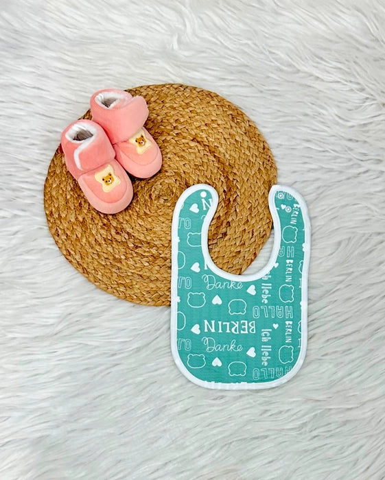 Waterproof Spill Resistant Bibs, Baby Apron With Bib, Baby Bibs For 6 to 12 Months, Fastdry Bibs, Soft Cotton Bib