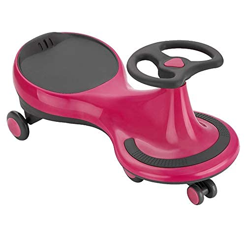Apple Baby JoyRide Girls & Boys Swing Wiggle Car Ride On Twist & Go Scooter Car Scratch Free 2 Year Plus 100 Kgs Weight Capacity(1-12 Year Old, Sky Blue) (Red), Baby