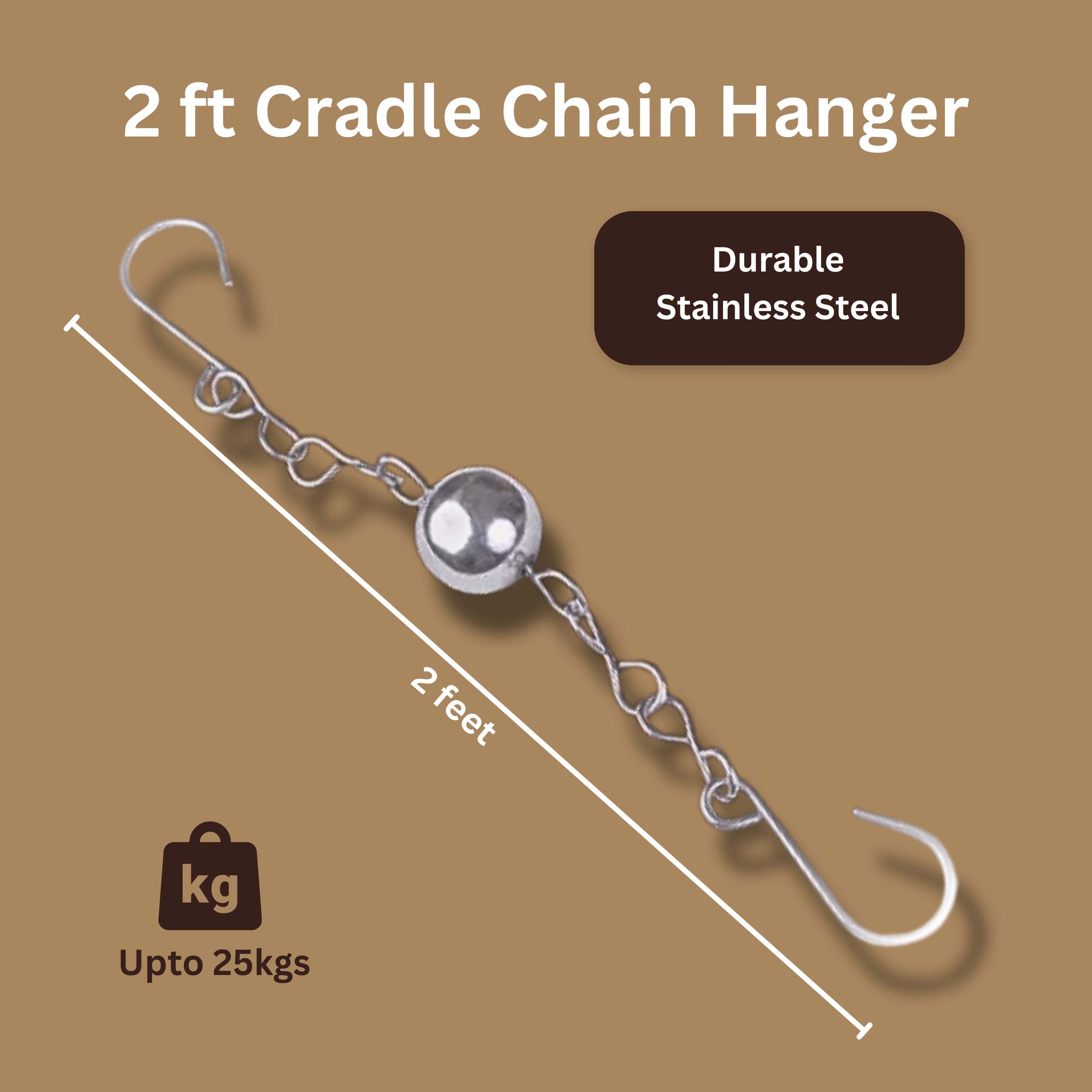 2ft Cradle Chain Hanger