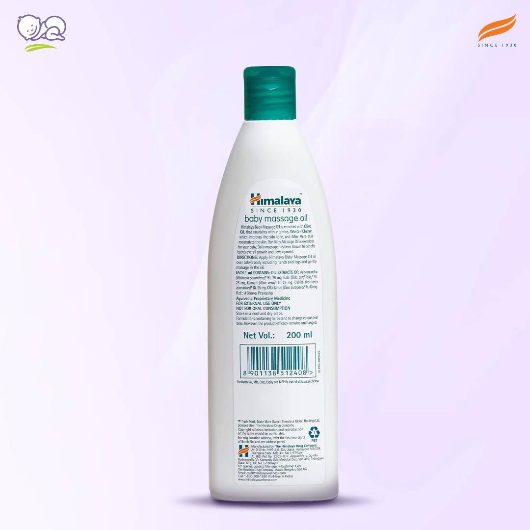 Himalaya Baby Massage Oil - 200ml