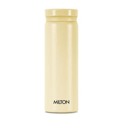 Milton Minimate 300 Thermosteel Compact ISI Certified Water Bottle, Vacuum Insulated Hot and Cold I SS304 Stainless Steel, Leak Proof I 280 ml, Ivory