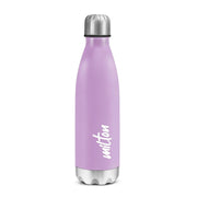 MILTON Shine 800 Stainless Steel Water Bottle 700 ml, Single Walled, ISI Certified I Leak Proof Lid, Rust Proof I For School, Office, Gym I Purple