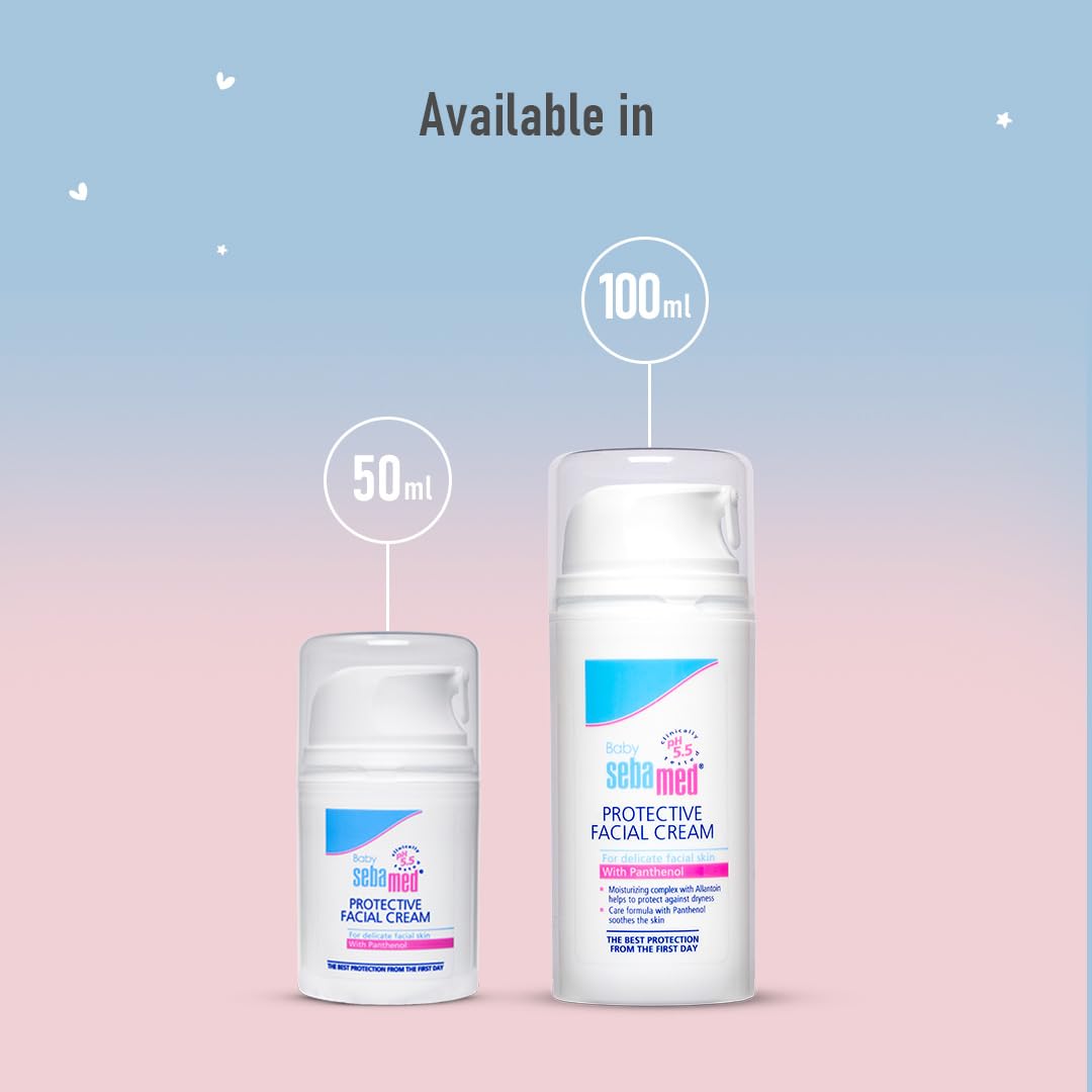 Sebamed Protective Facial Cream For Delicate Facial Skin With Panthenol - (50ml)