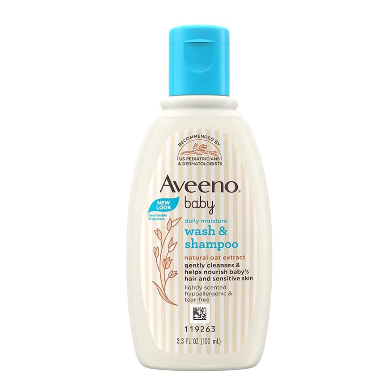 Aveeno Baby Daily Moisture Wash &amp; Shampoo 100ml