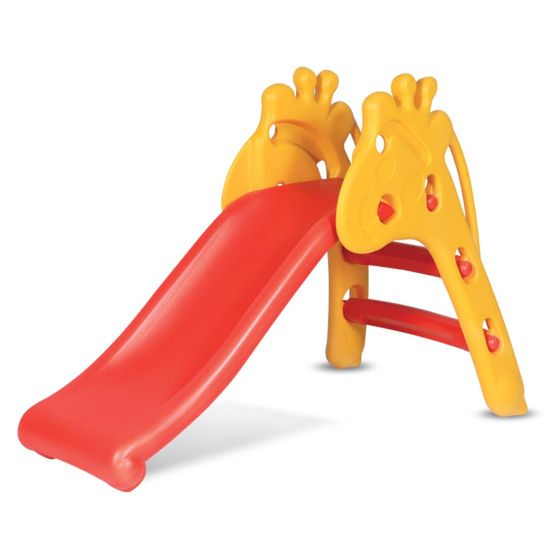 Playgro Giraffe Slide - Red & Yellow | Safe & Fun - Indoor/Outdoor Toy | Ideal for Boys/Girls - 2-4 years | 2+ Years Red Yellow
