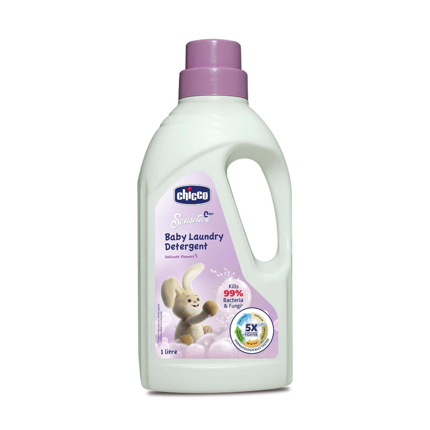 Chicco Baby Laundry Detergent - Delicate Flower (1 LTR)