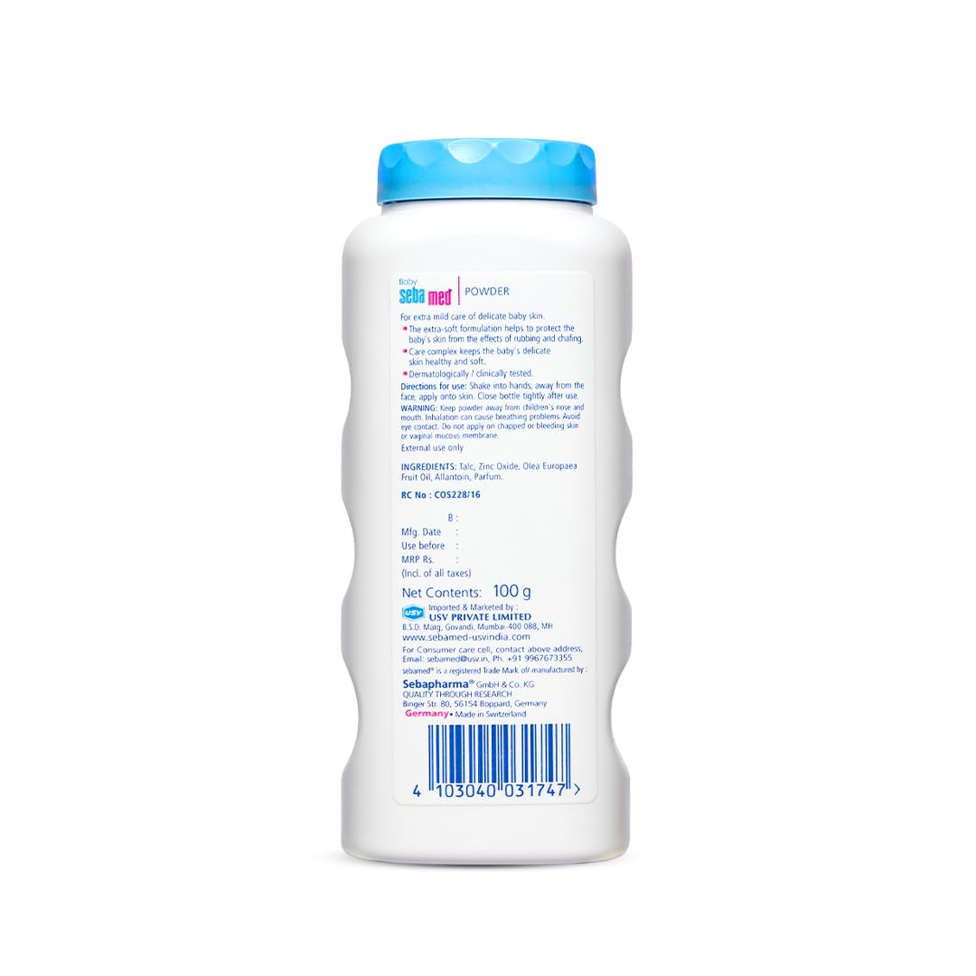 Sebamed Powder for Delicate skin with Olive Oil - (100gm)