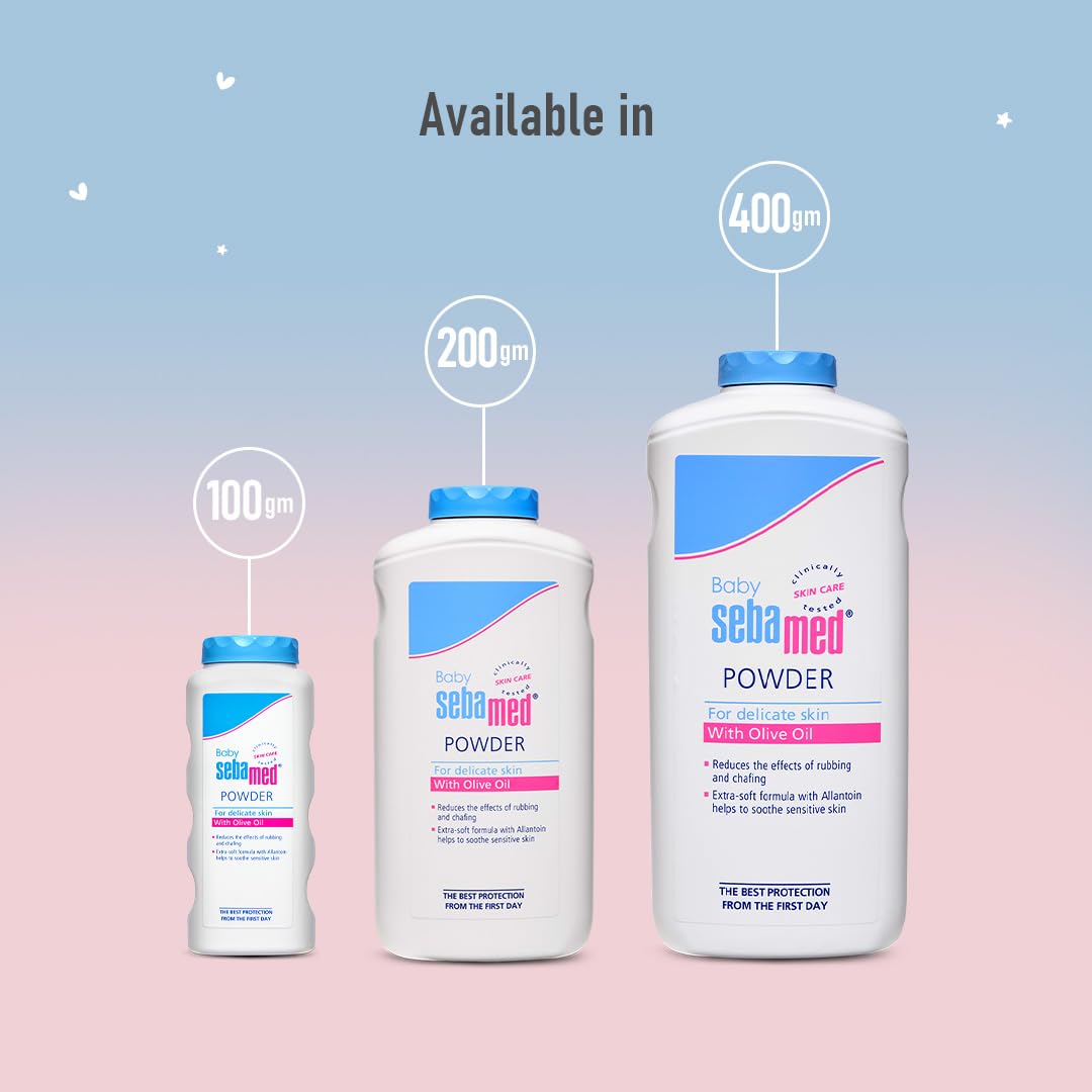 Sebamed Powder for Delicate skin with Olive Oil - (100gm)