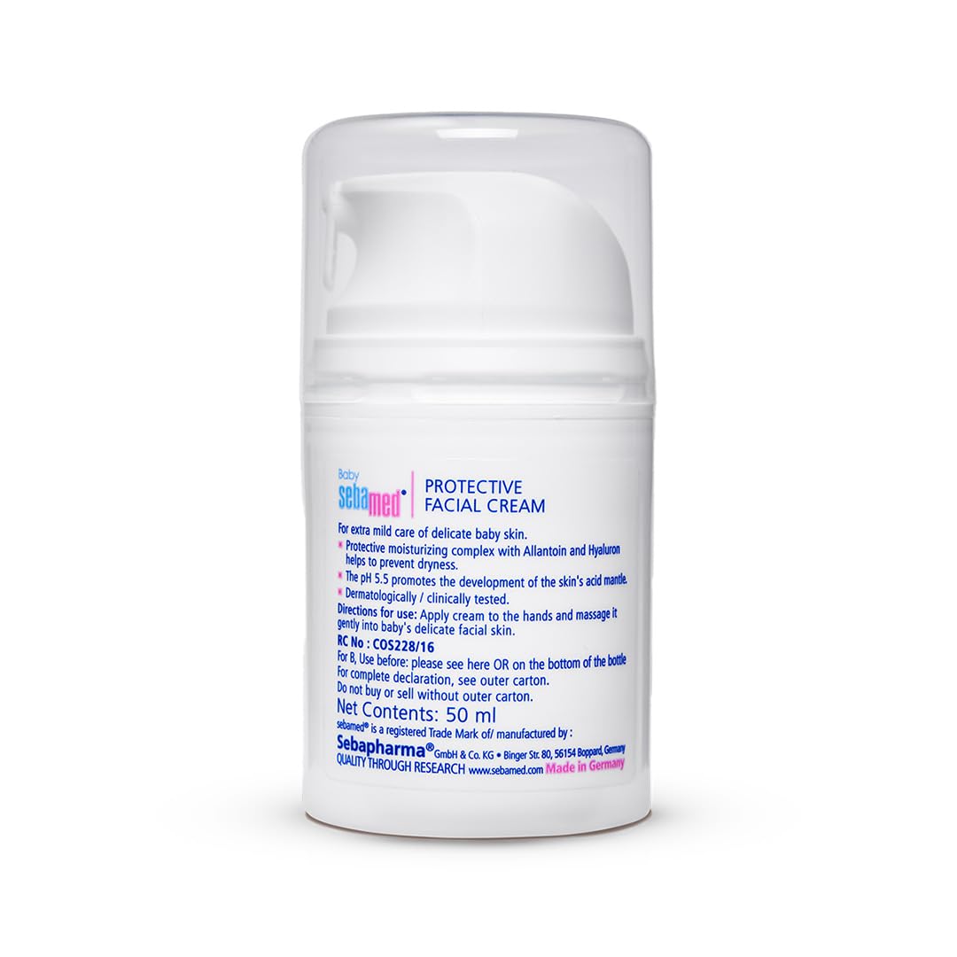 Sebamed Protective Facial Cream For Delicate Facial Skin With Panthenol - (50ml)