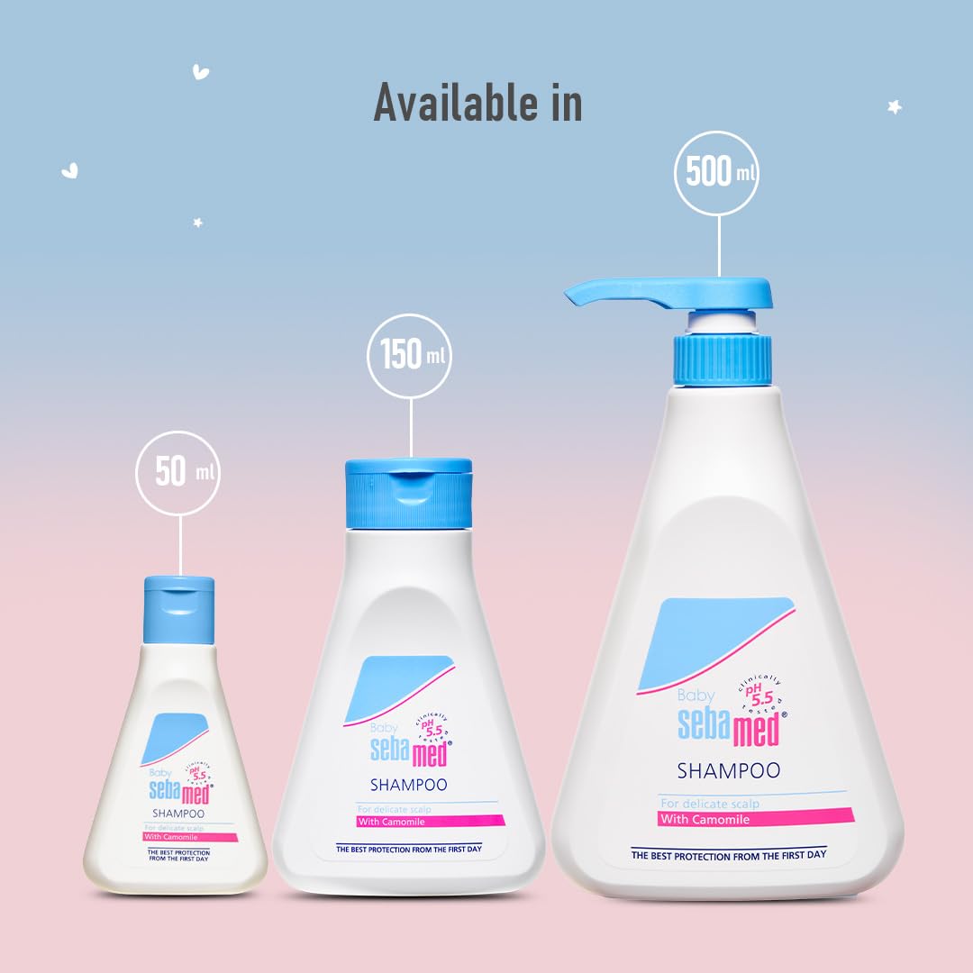Sebamed shampoo for Delicate Scalp With Camomile - (150ml)