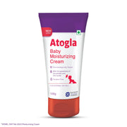 TediBar Atogla Baby Moisturizing Cream | Dermatologically Tested | Ceramides & Oat Lipids | Paraben Free - 100g