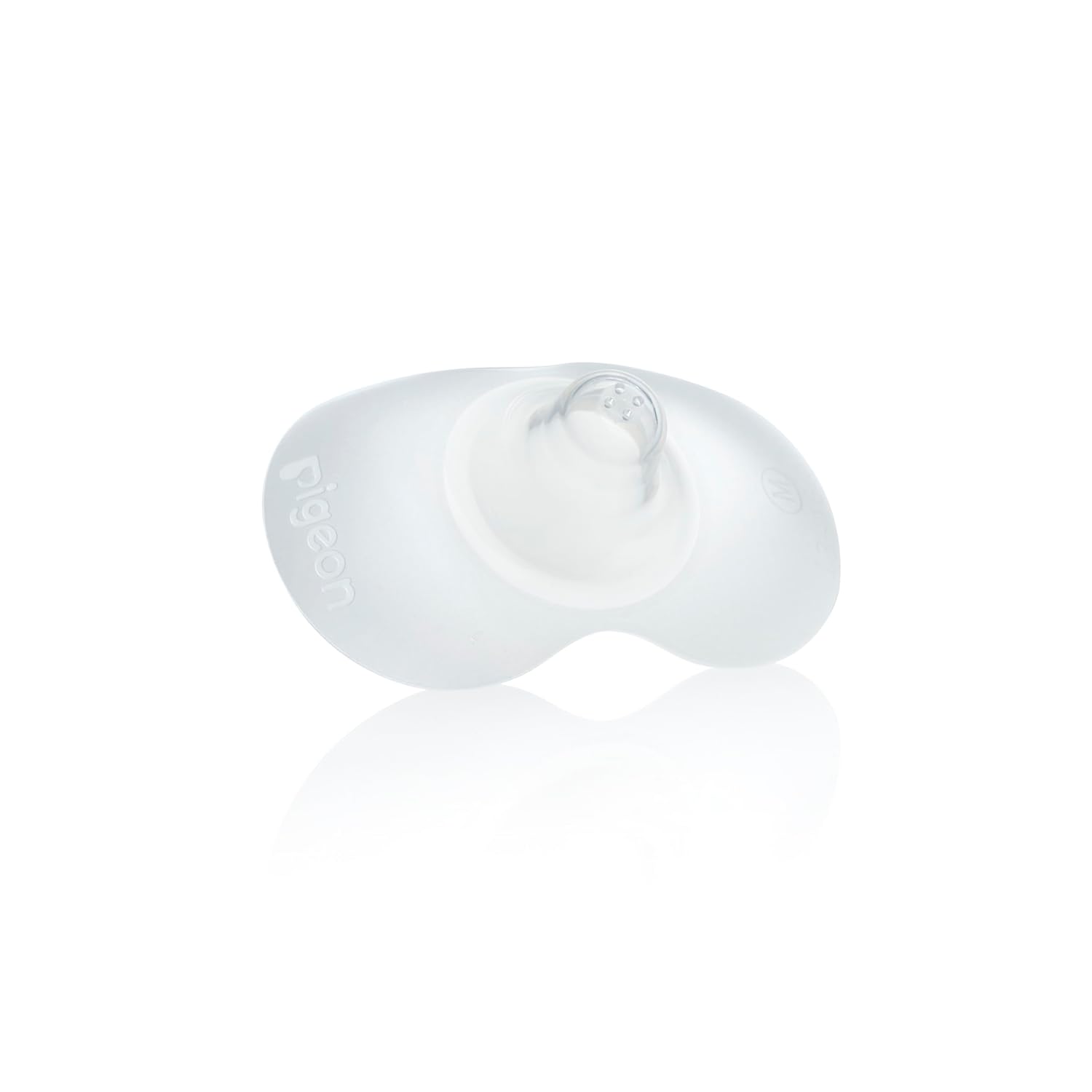 Pigeon Natural Feel Nipple Shield | Unique Shape Maximizes Skin To Skin Contact | Size 2 Below 13 - 16mm Nipple Diameter | BPA/BPS FREE - 2pc with case