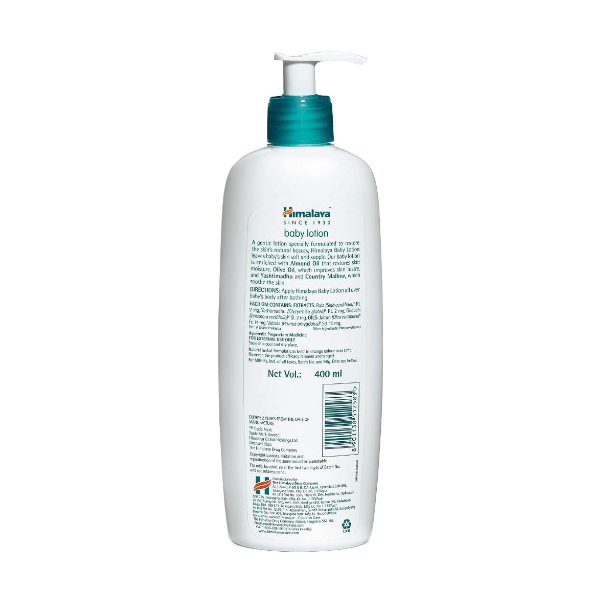 Himalaya Baby Lotion - 400ml