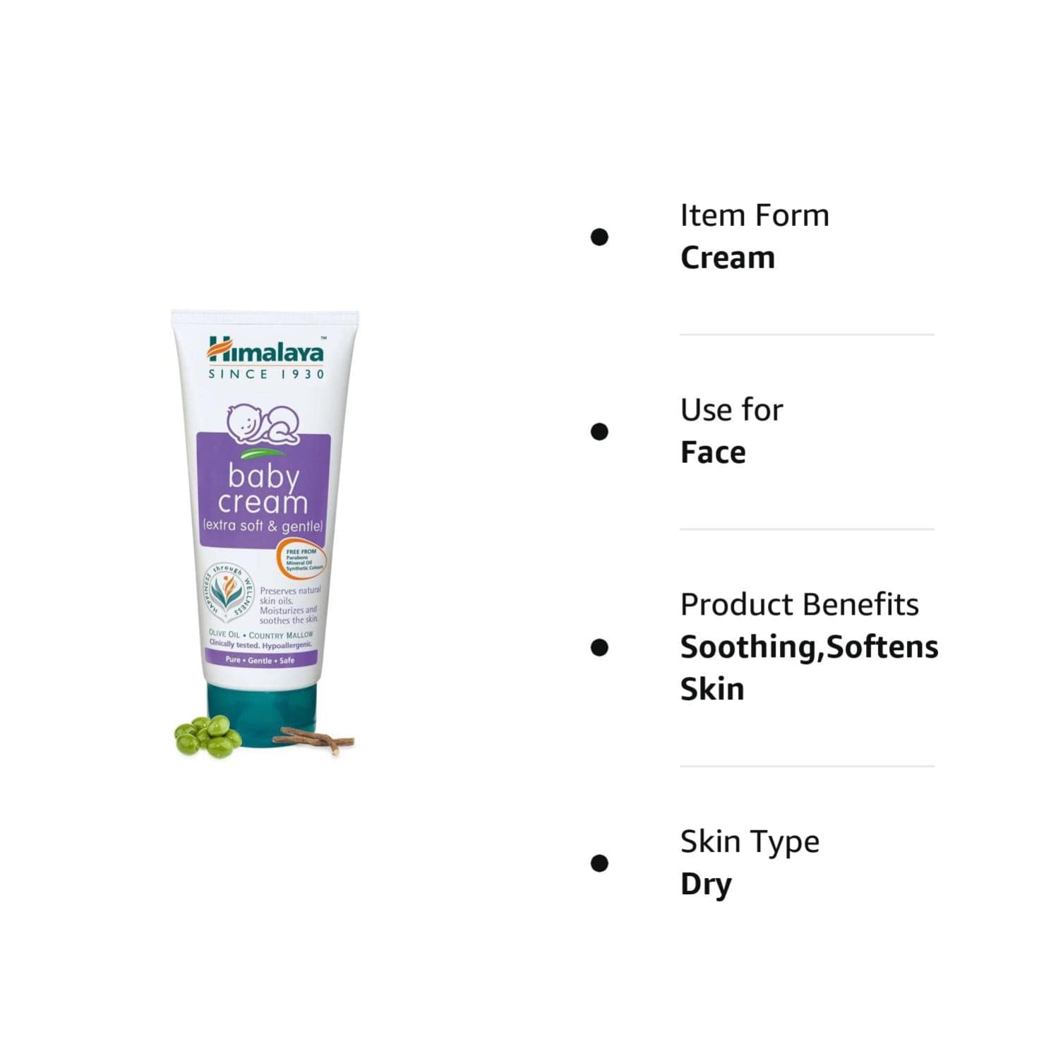 Himalaya Baby Cream (Extra soft & Gentle) 100ml