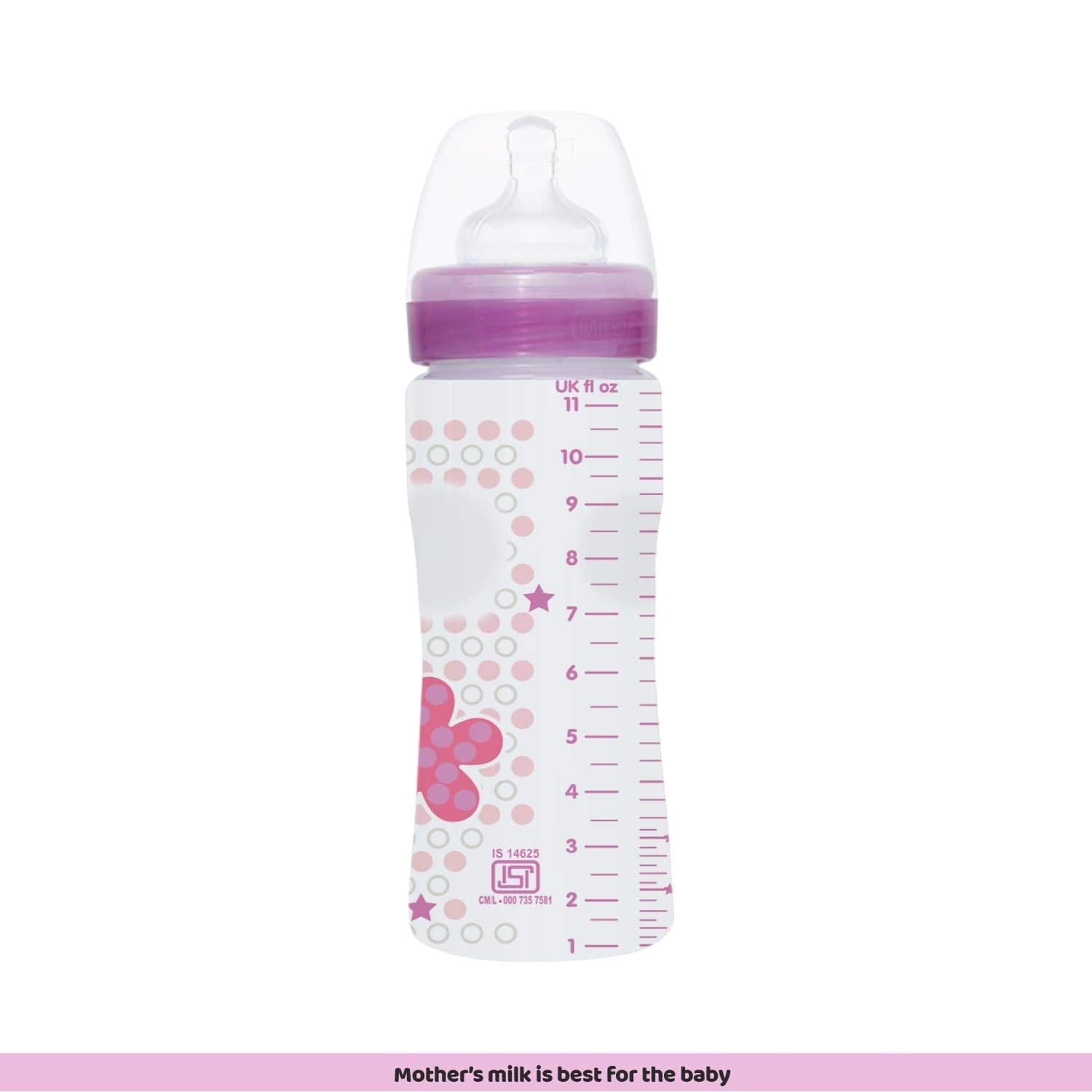 Chicco Feeding Bottle 4M+ (330ml)