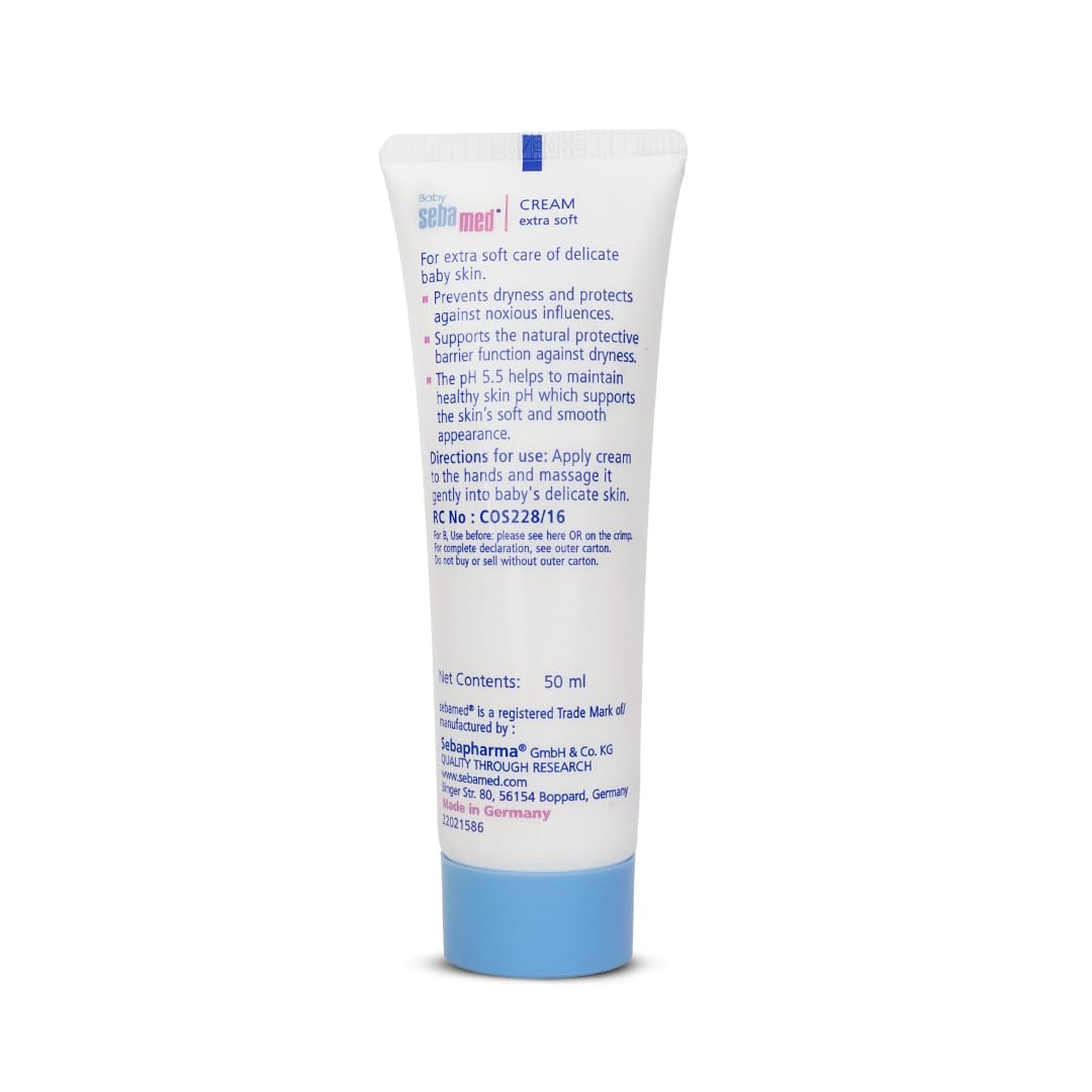 Sebamed Cream Extra Soft For Delicate Skin with Panthenol - (50ml)