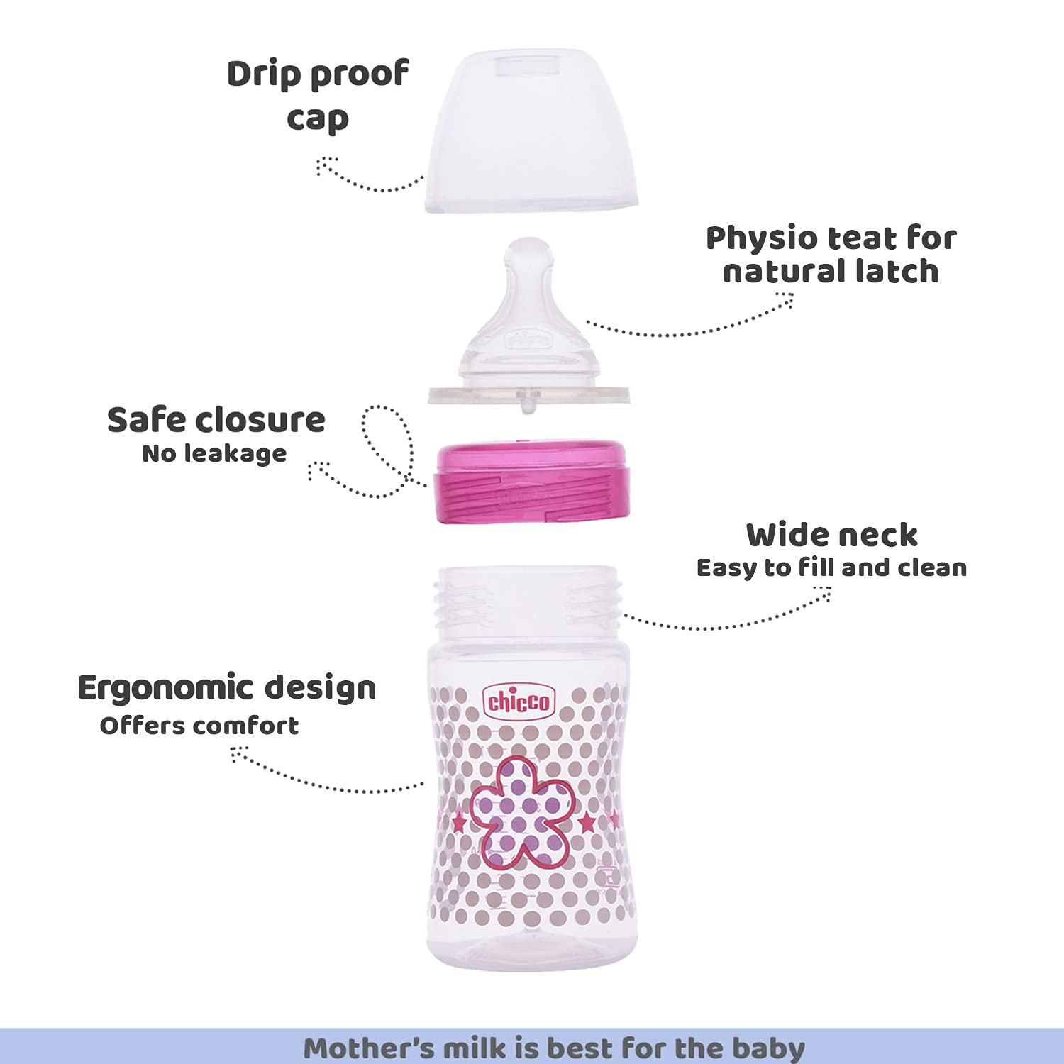 Chicco Feeding Bottle 0M+ (150ml)