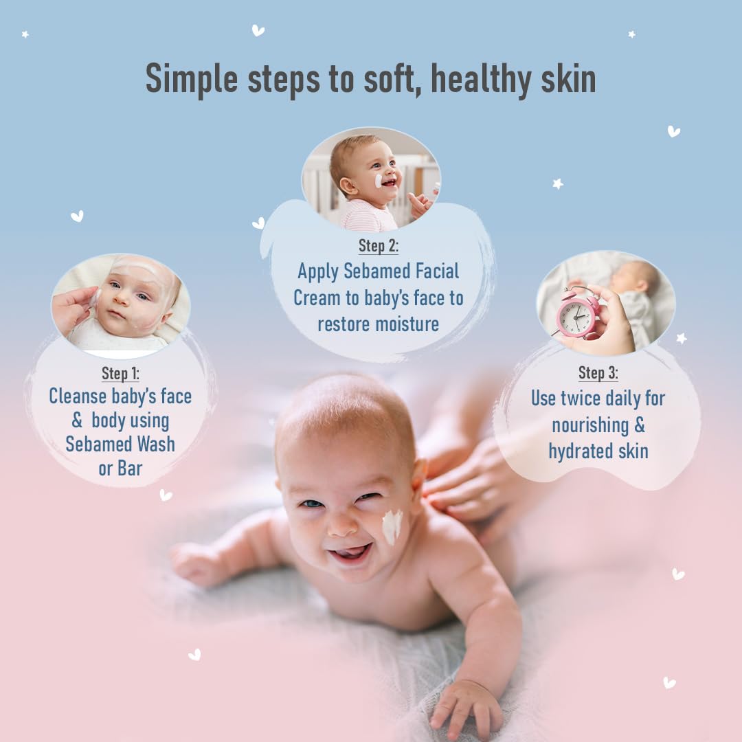 Sebamed Protective Facial Cream For Delicate Facial Skin With Panthenol - (50ml)