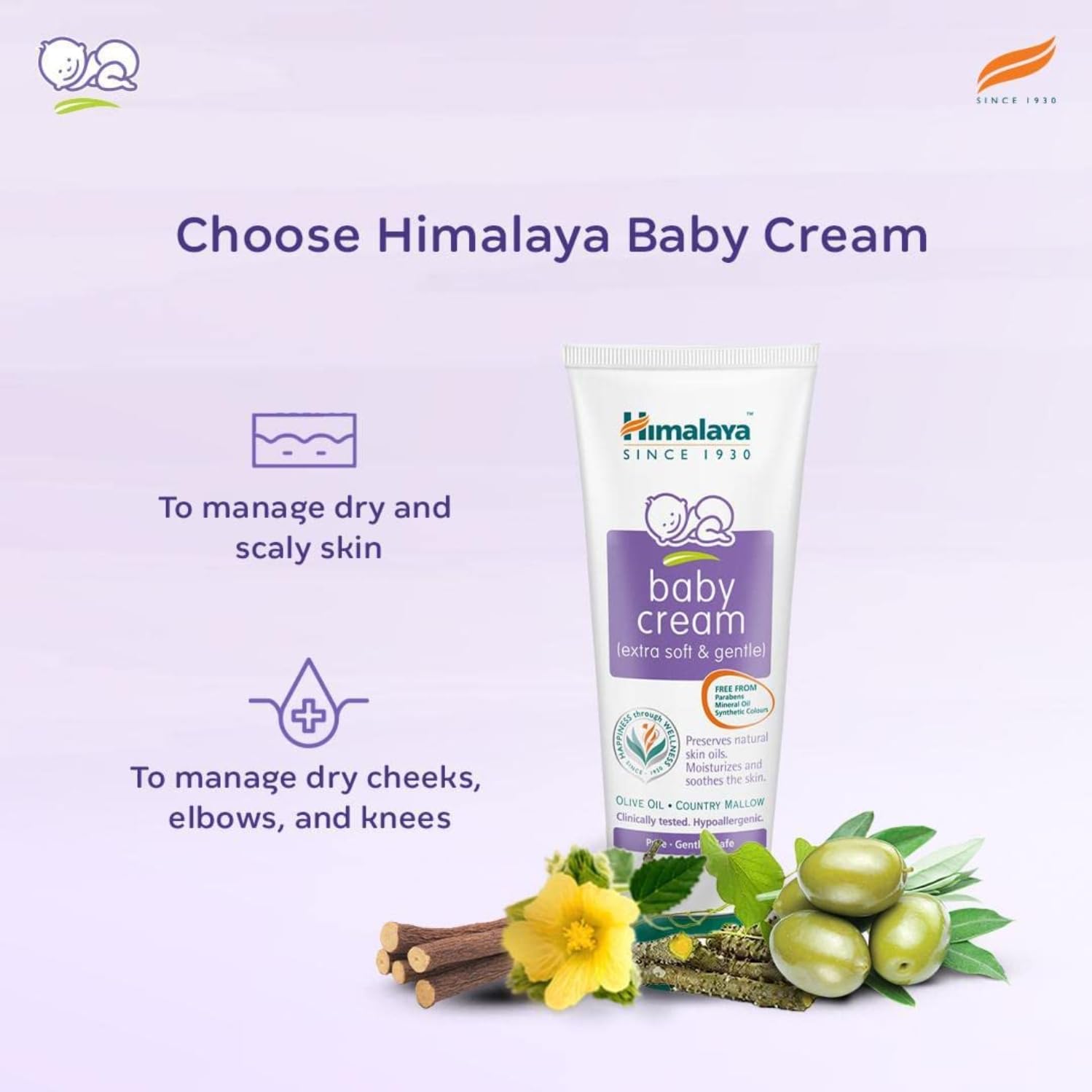 Himalaya Baby Cream (Extra soft & Gentle) 100ml