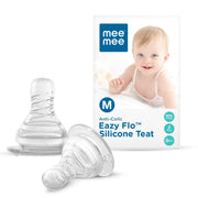 Mee Mee Anti-Colic Eazy Flo Silicone Teat (2pcs) - 0M+