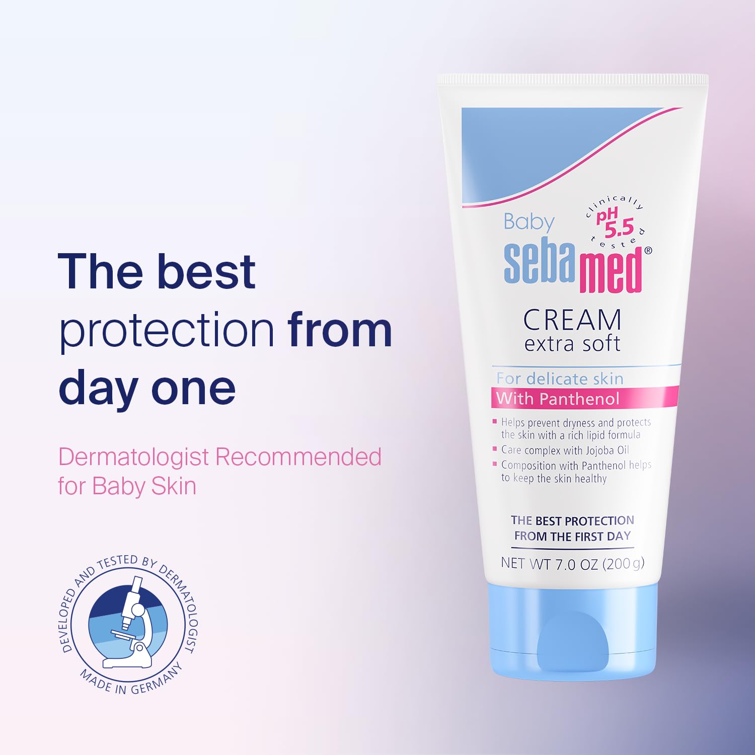 Sebamed Cream Extra Soft For Delicate Skin with Panthenol - (200ml)