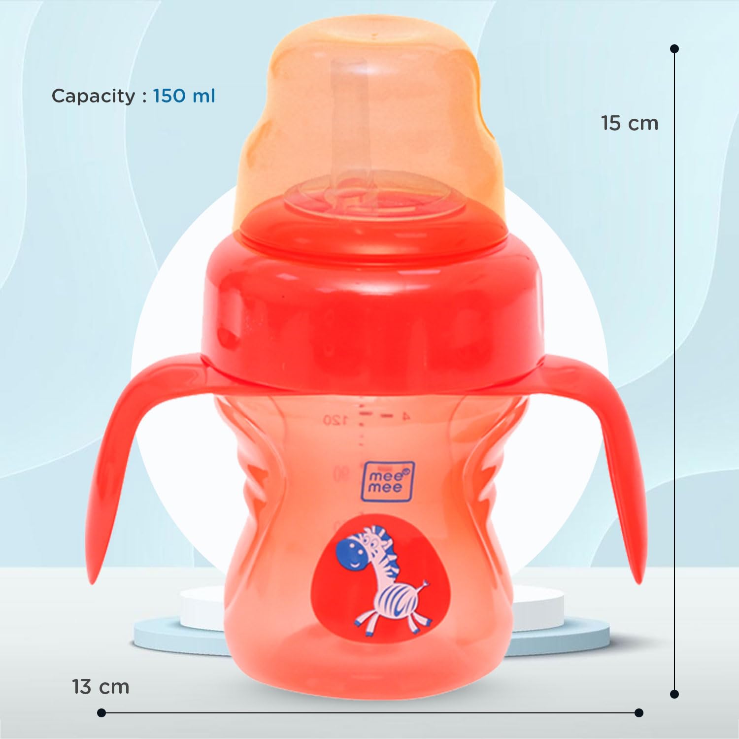 Mee Mee 2 in 1 Spout & Straw Sipper Cup 3M+ (150ml)