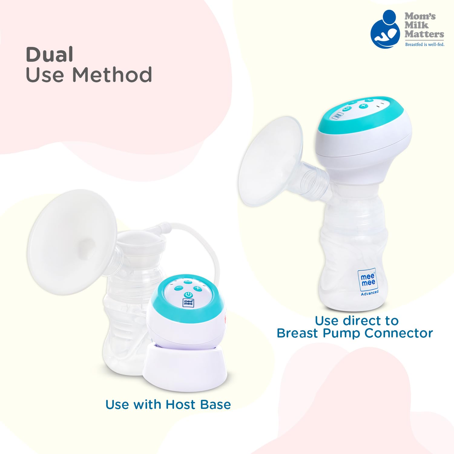 Mee Mee Advanced Electric Breast Pump | BPA Free | Dual Modes | Easy to Clean | 2 Free Breast Pads