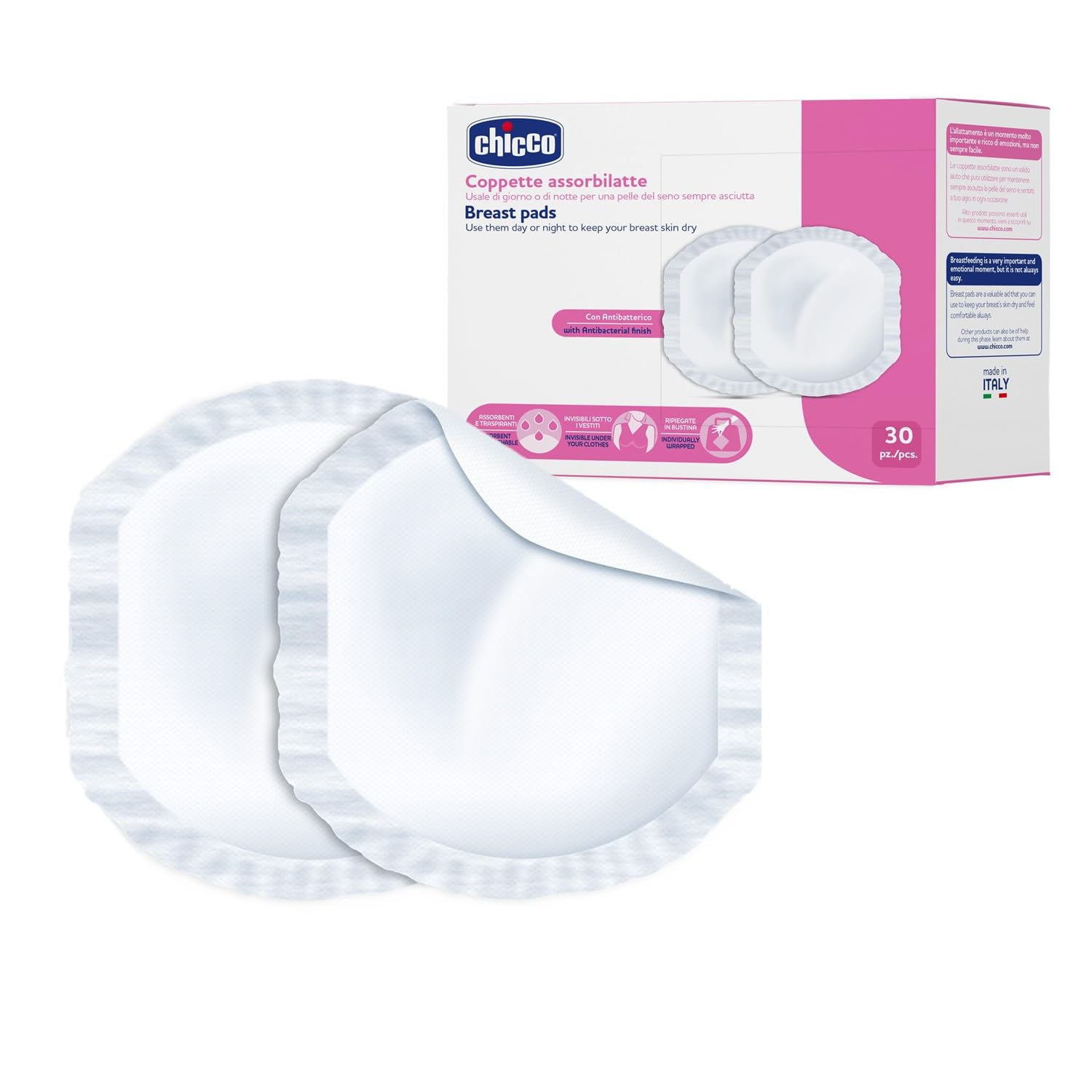 Chicco Anti-Bacterial Nursing Breast Pads
