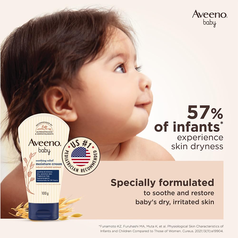 Aveeno Baby Soothing Relief Moisture Cream 100gm
