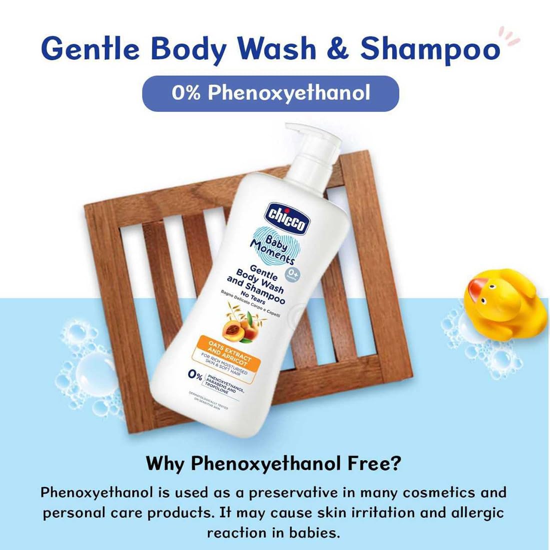 Chicco Baby Moments Gentle Body Wash and Shampoo 100ml