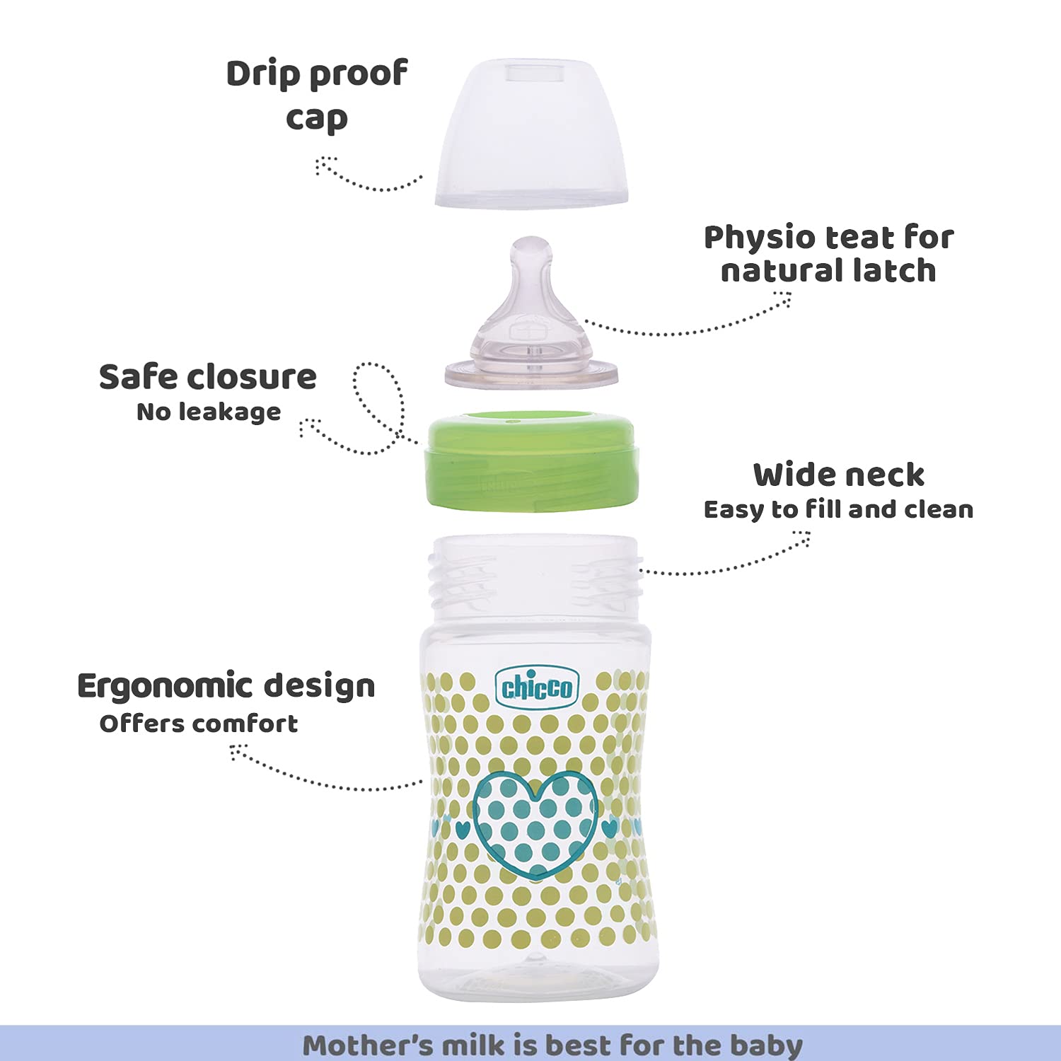 Chicco Feeding Bottle 0M+ (150ml)