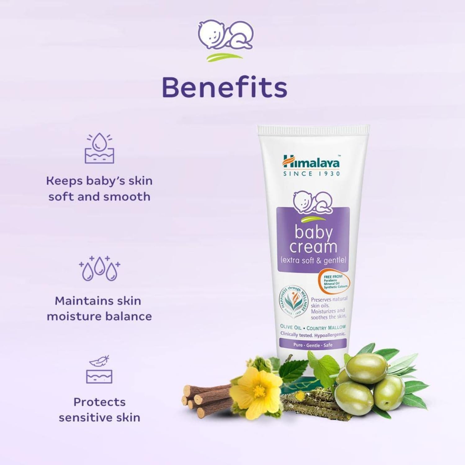 Himalaya Baby Cream (Extra soft & Gentle) 100ml