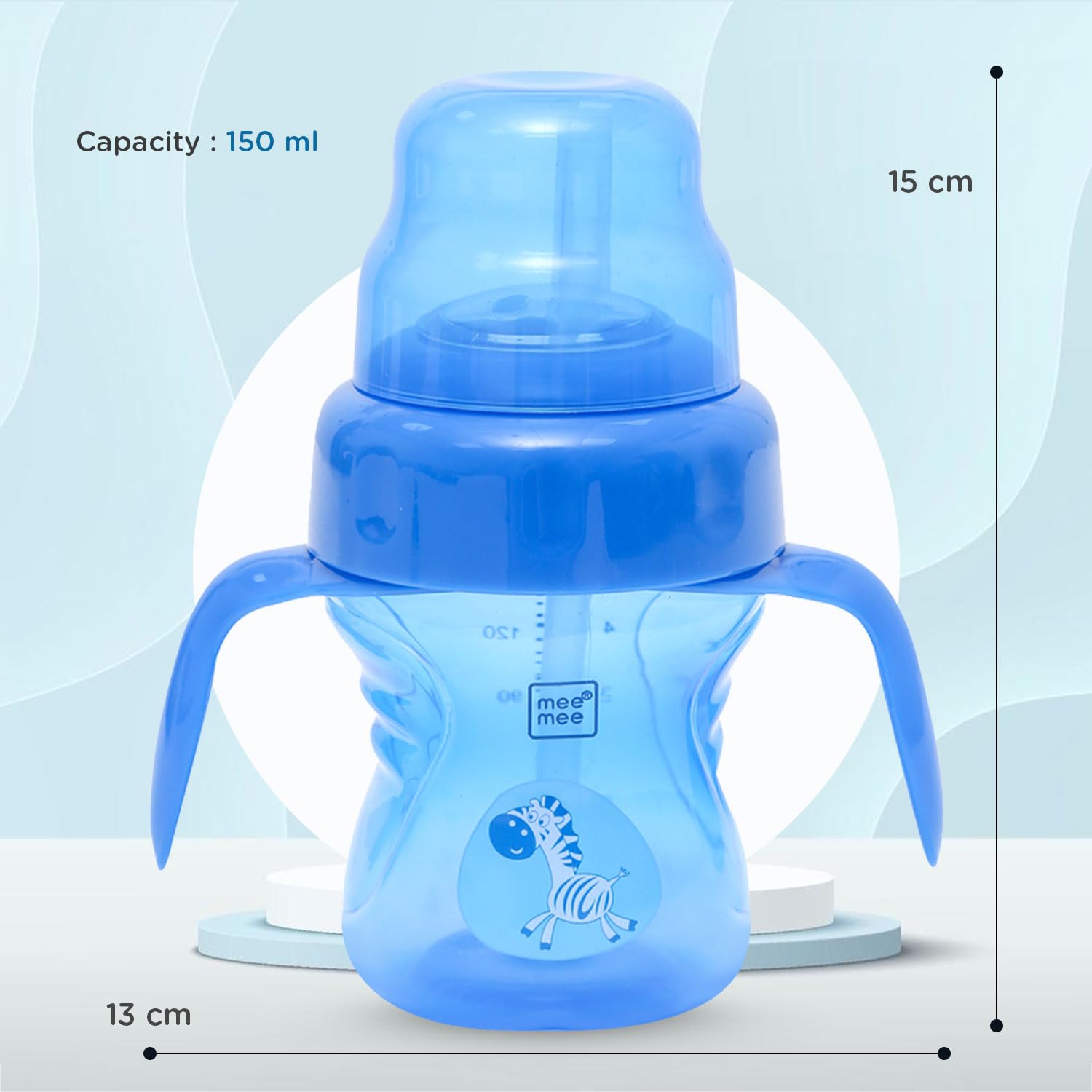 Mee Mee 2 in 1 Spout & Straw Sipper Cup 3M+ (150ml)