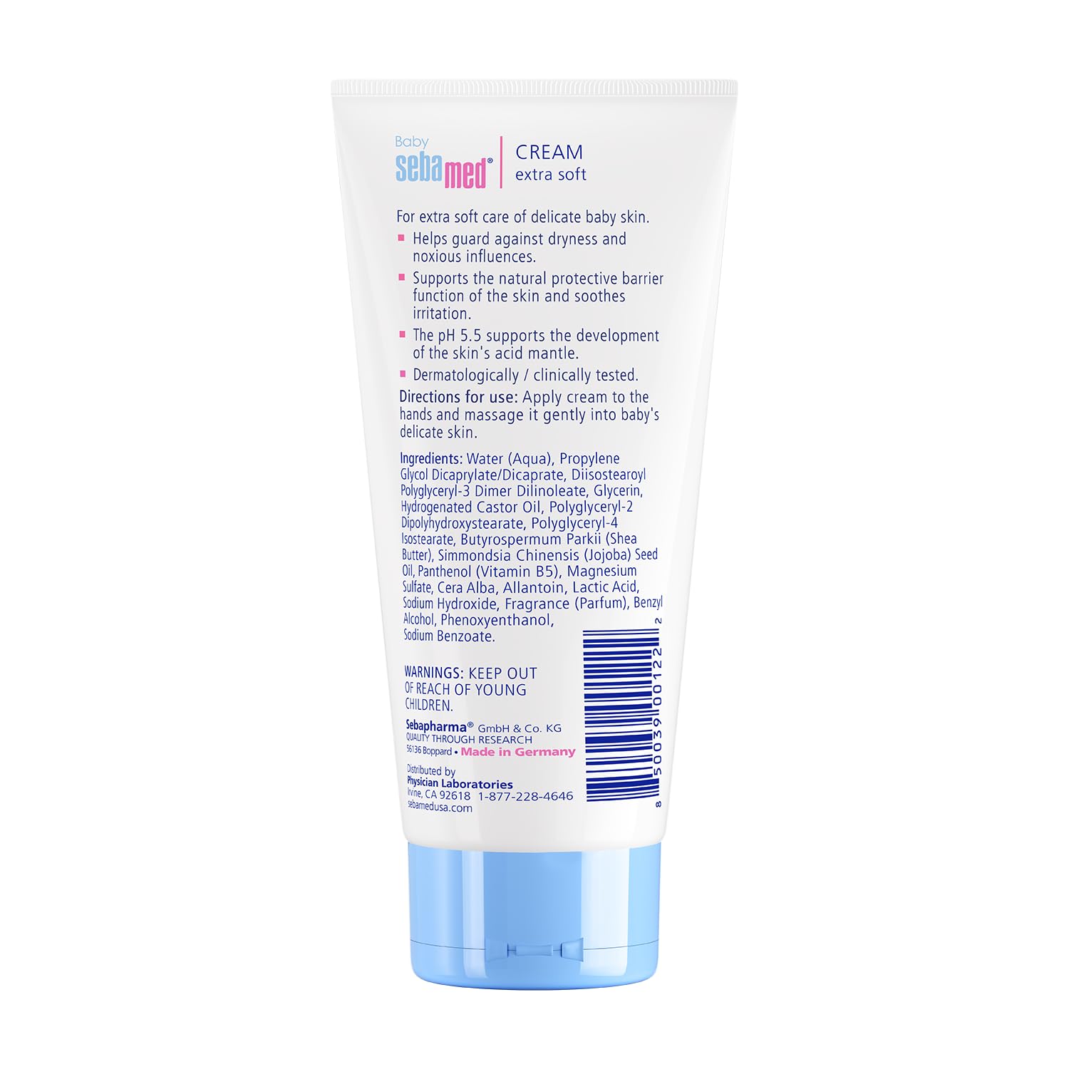 Sebamed Cream Extra Soft For Delicate Skin with Panthenol - (200ml)