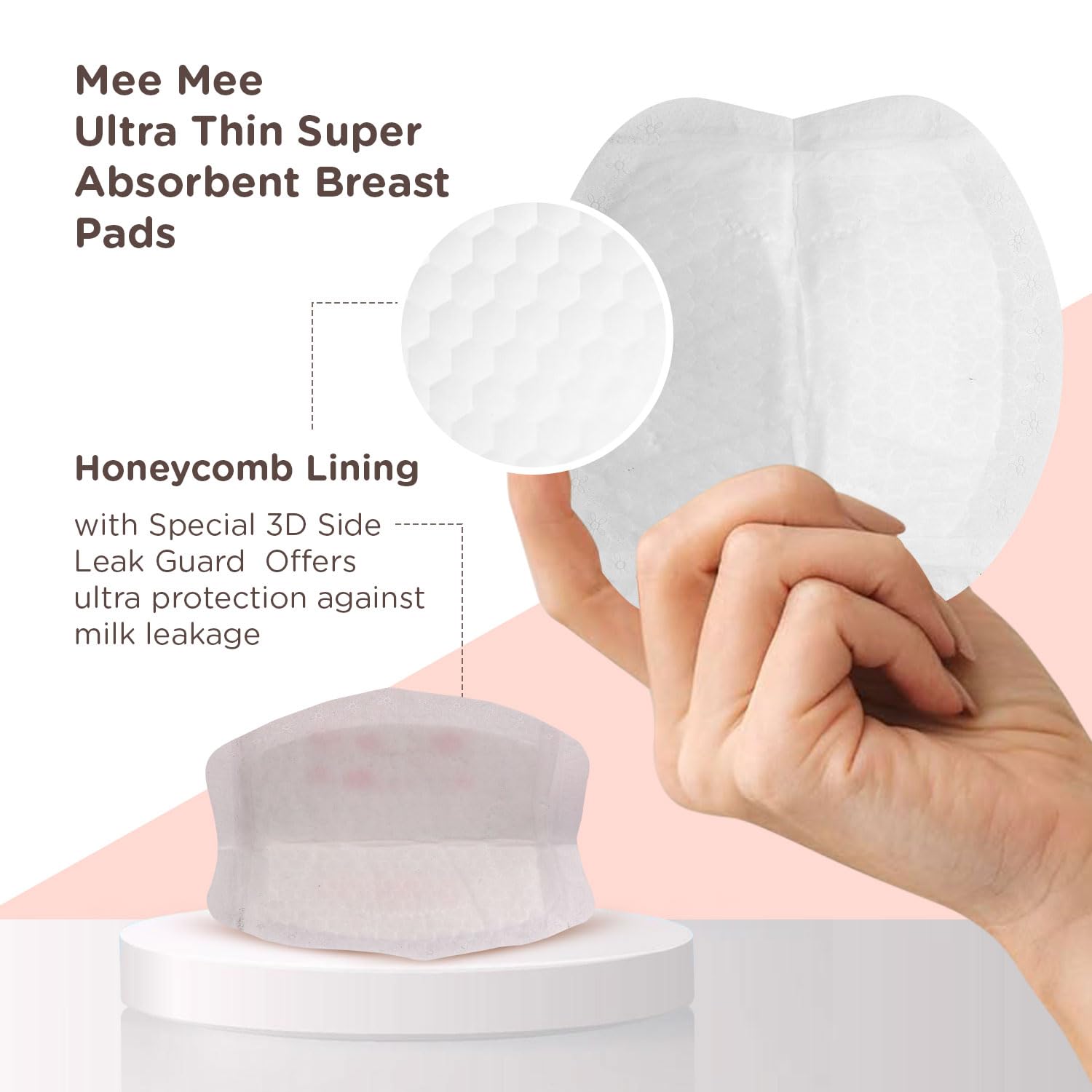 Mee Mee Stay Dry Advanced Absorbent Disposable Nursing Breast Pads (20+4=24pcs) 20% xtra