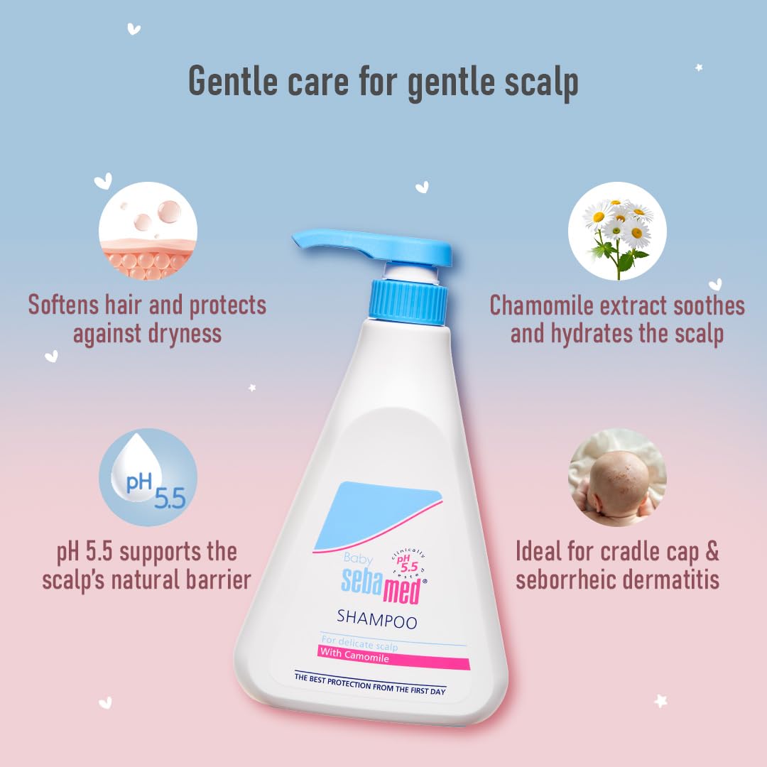 Sebamed shampoo for Delicate Scalp With Camomile - (500ml)