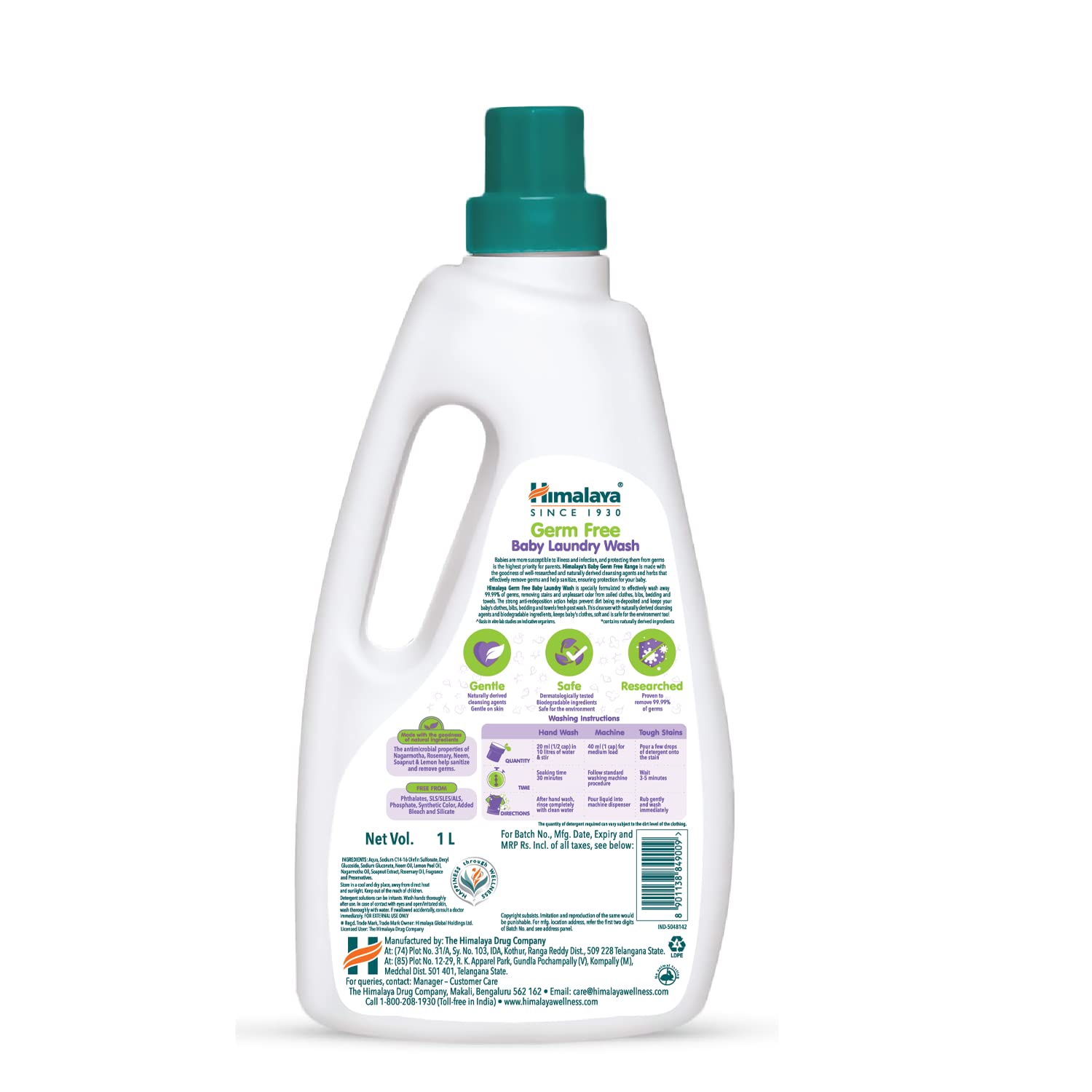 Himalaya Baby Laundry Wash - 1 LTR