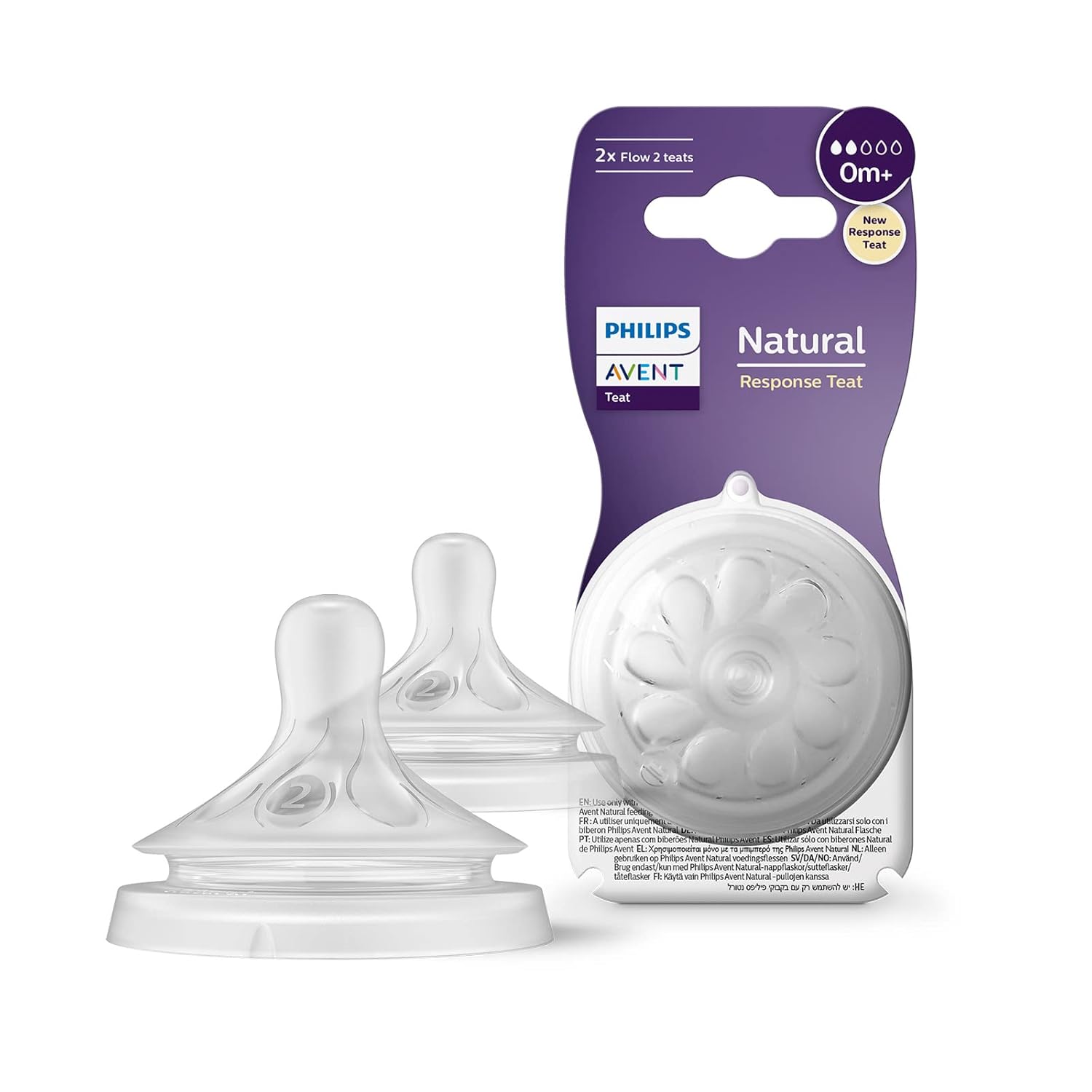 Philips Avent Nipple - Natural Response Teat (Pack of 2)