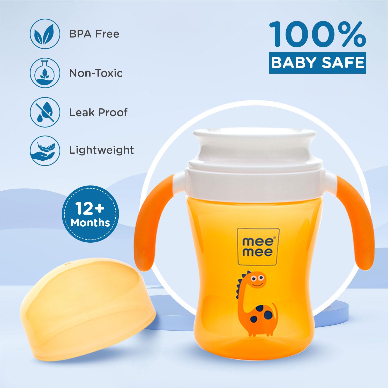Mee Mee No Spill 360 degree Trainer Sipper Cup 240ml - 6M+