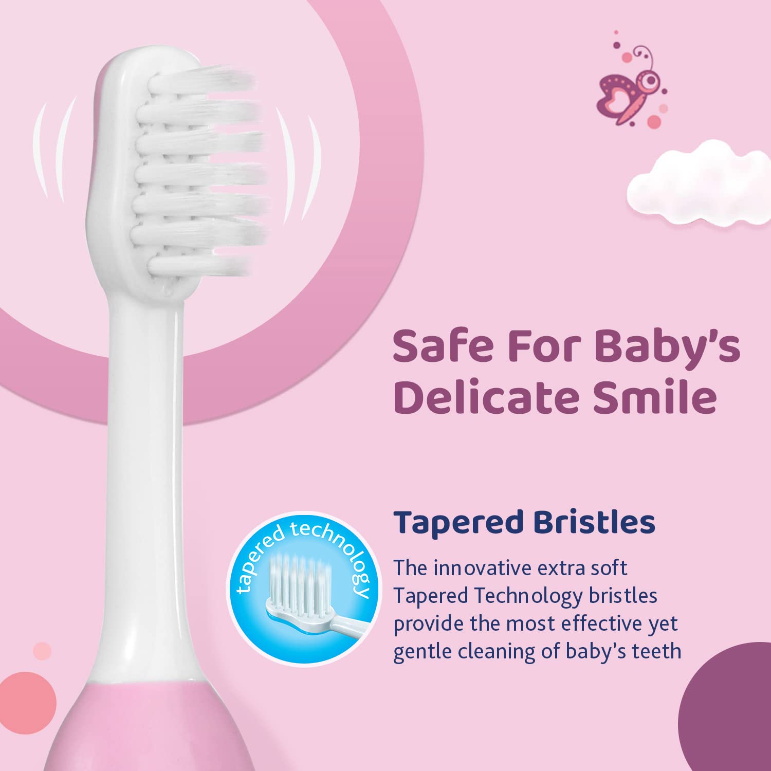 Chicco Toothbrush for Kids - 6m to 36m