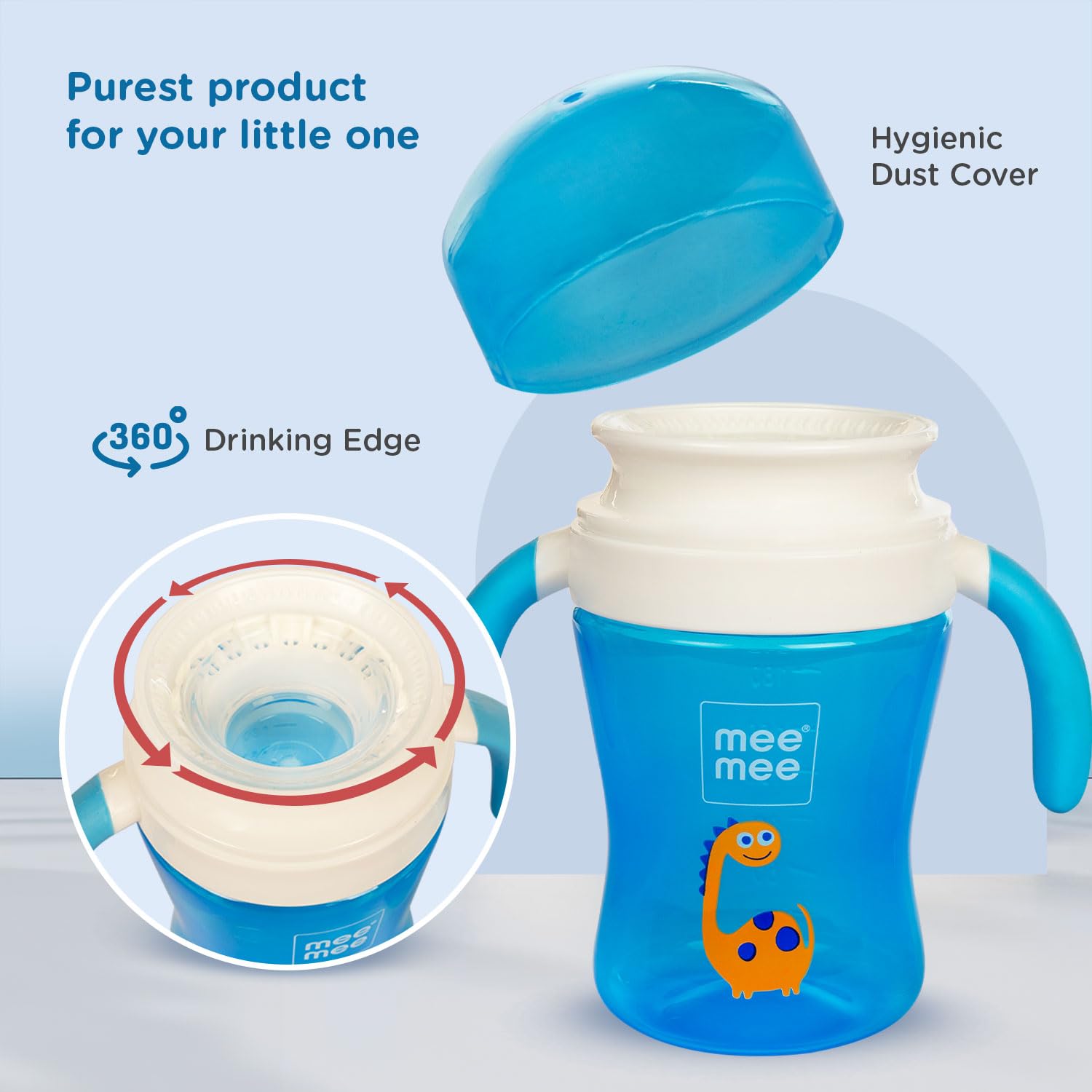 Mee Mee No Spill 360 degree Trainer Sipper Cup 240ml - 6M+