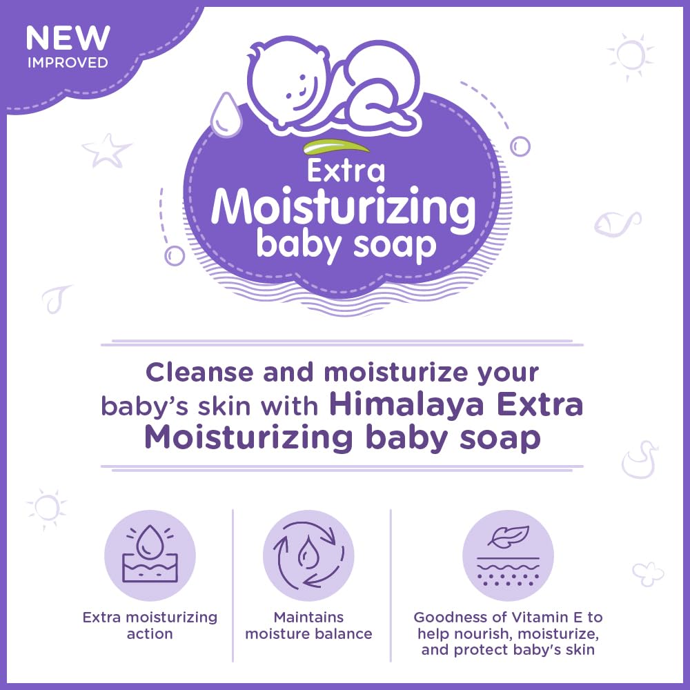 Himalaya Extra Moisturizing Baby Soap - 75g