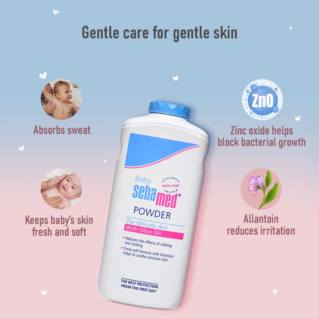 Sebamed Powder for Delicate skin with Olive Oil - (400gm)