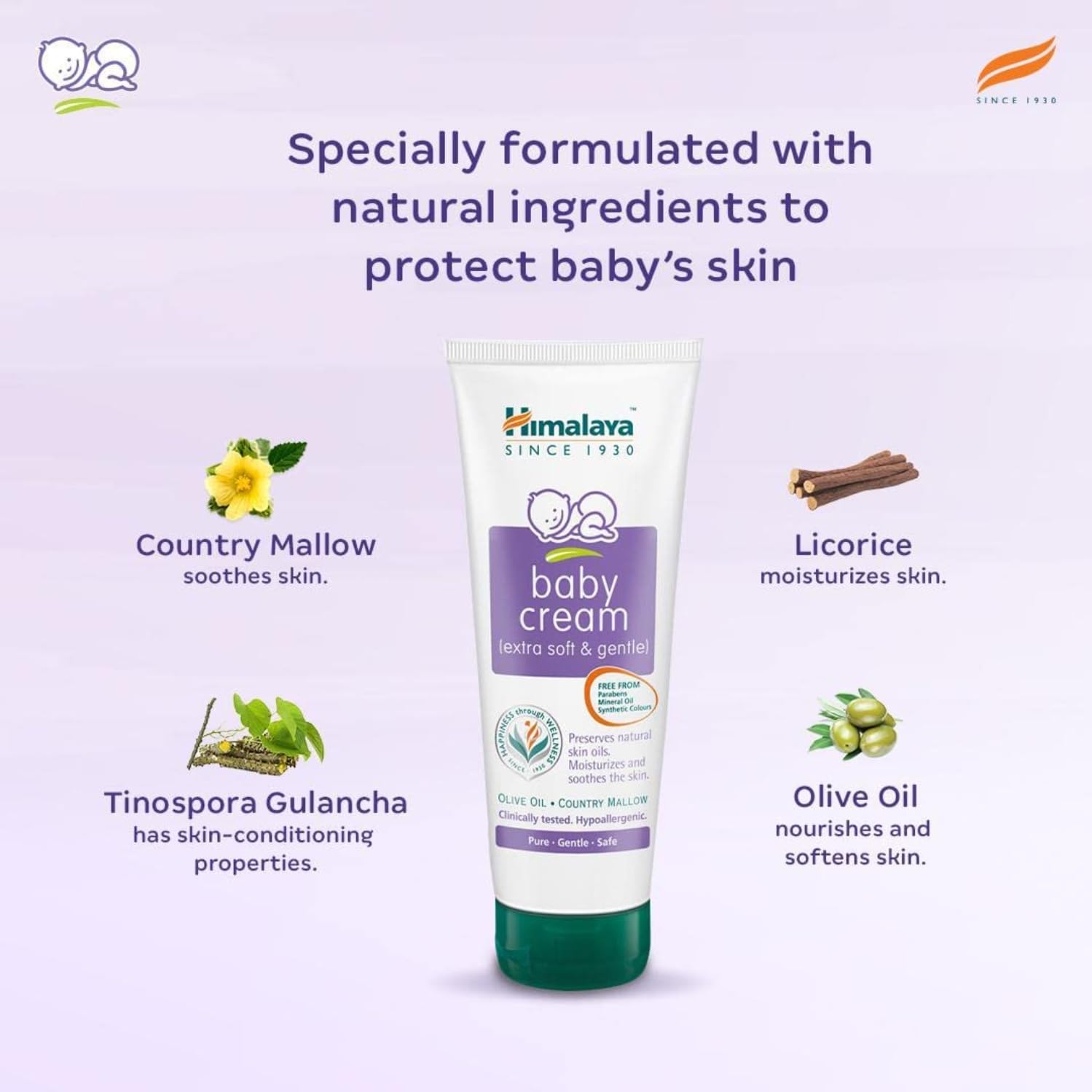 Himalaya Baby Cream (Extra soft & Gentle) 100ml