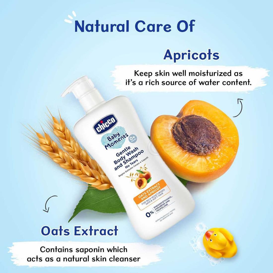 Chicco Baby Moments Gentle Body Wash and Shampoo 100ml