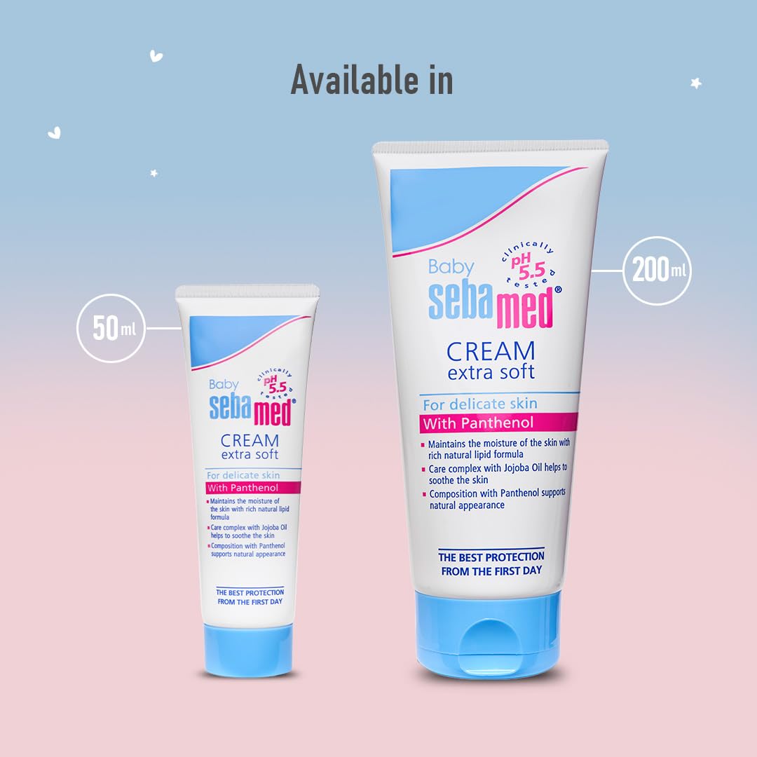 Sebamed Cream Extra Soft For Delicate Skin with Panthenol - (50ml)