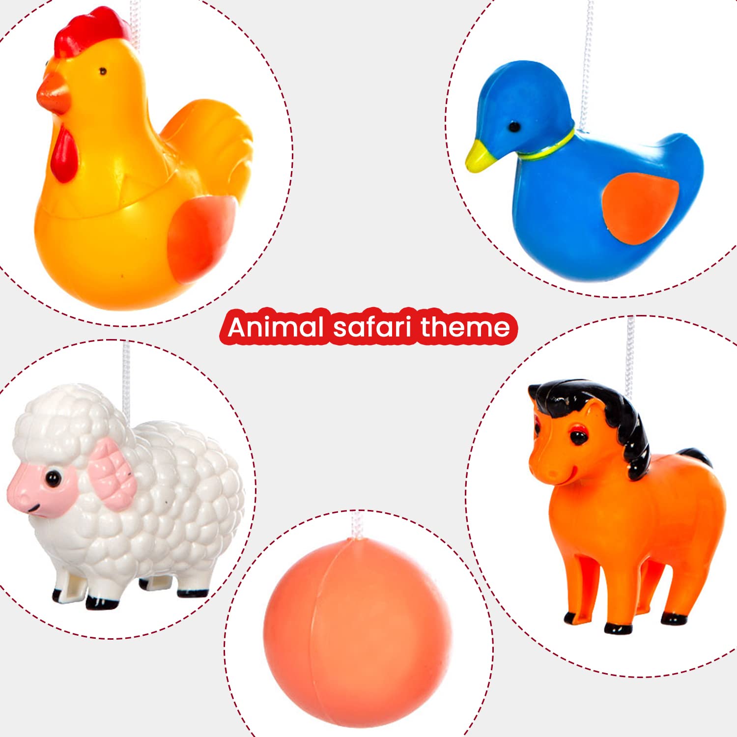 Mee Mee 3 in 1 Musical Animal Cot Mobile (0M+)